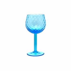 Sklenice na víno Káro akvamarín