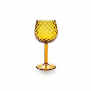 Sklenice na víno Káro amber