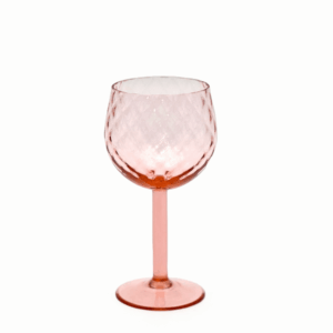 Kolekce káro sklenice na víno měděná