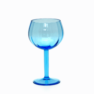 Kolekce basic sklenice na víno akvamarín