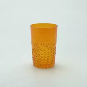 Sklenice 0,2l – Hobnail – Ananas – oranžová