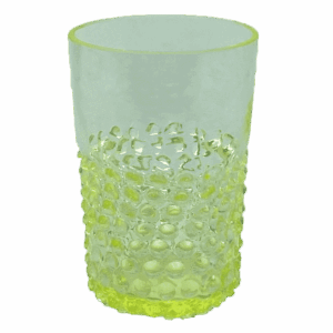 Sklenice 0,2l - Hobnail – Ananas – uranová žluť