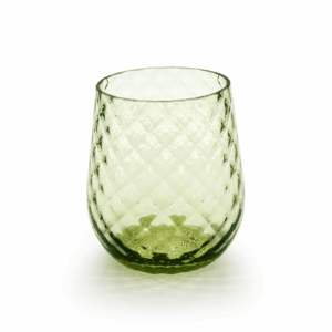 Sklenice s optikou lesní zelená