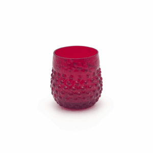 Sklenice ananas hobnail granátová