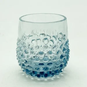 Sklenice 0,2l - Hobnail - Ananas - světle modrý kouř