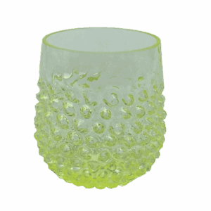 Sklenice 0,2l - Hobnail – Ananas – uranová žluť