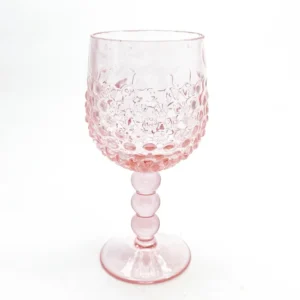 Sklenice 0,25l - Hobnail - Ananas - růžová