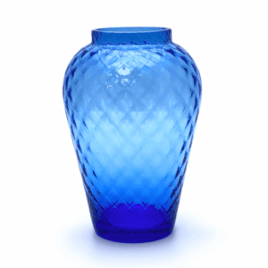 Váza káro modrá