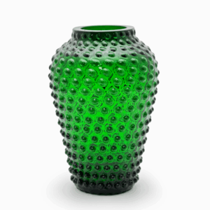 Kolekce hobnail ananas váza tmavě zelená