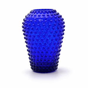 Kolekce ananas hobnail váza kapka tmavě modrá