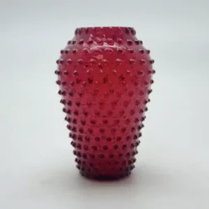 Váza 21cm – Hobnail – Ananas – granát