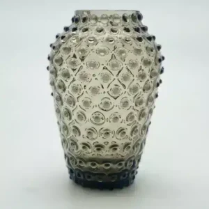 Váza 21cm – Hobnail – Ananas – hnědý kouř