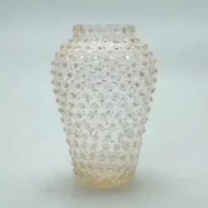Váza 21cm – Hobnail – Ananas – meruňka