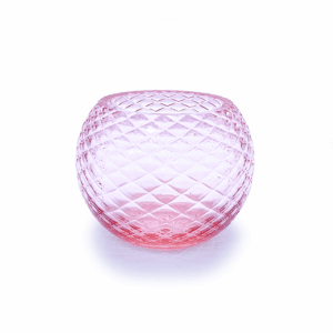 Váza káro růžová