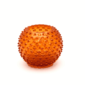 Váza ananas hobnail oranžová