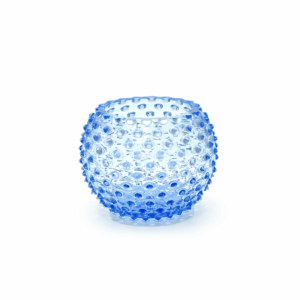 Váza ananas světle modrá