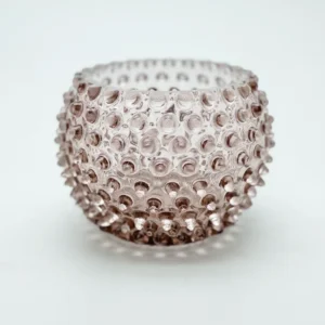 Váza 18cm - Hobnail - Ananas - fialka ametyst