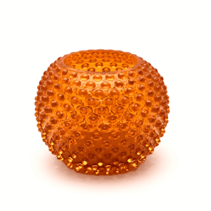 Váza ananas hobnail oranžová