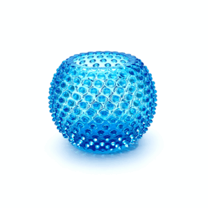 Váza ananas akvamarín kulatá