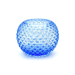 Váza ananas světle modrá