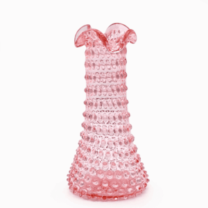 Kolekce ananas hobnail váza růžová