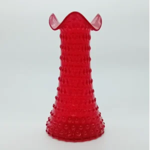 Váza 32cm - Hobnail - Ananas - granát
