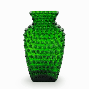 Kolekce hobnail ananas váza tmavě zelená