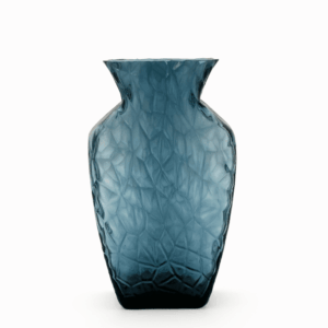 Váza s optikou velká krakle kouř tmavý