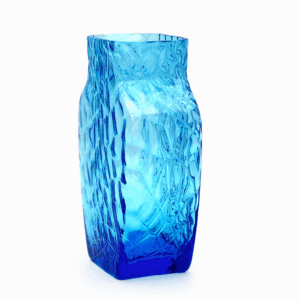 Váza s optikou akvamarín