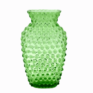 Váza ananas hobnail světle zelená