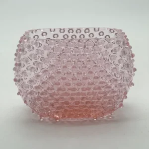 Váza 15cm - Hobnail - Ananas - růžová