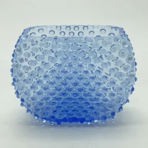 Váza 15cm - Hobnail - Ananas - světlejší modrá