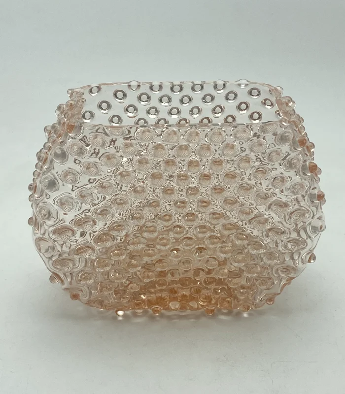 Váza 15cm - Hobnail - Ananas - meruňka