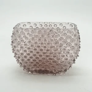 Váza 15cm - Hobnail - Ananas - fialka ametyst