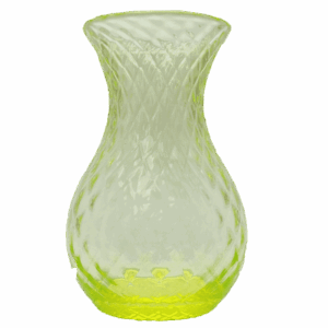 Váza 25cm - Karo - uranová žluť