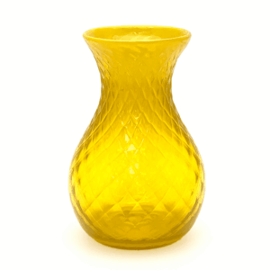 Váza káro žlutá