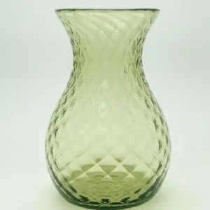 Váza 25cm - Káro – lesní zelená