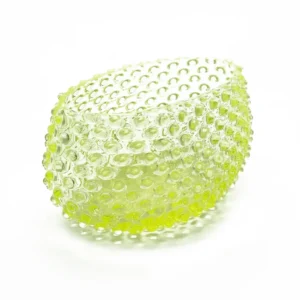 Váza - Mísa lodička velká - Ananas - Hobnail - uranová žluť