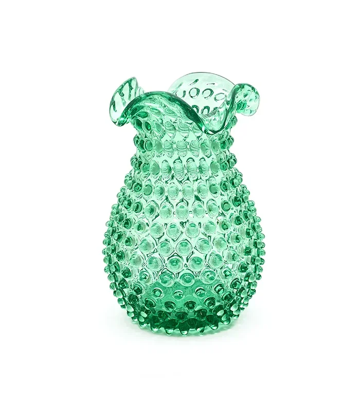 Váza 18cm – Hobnail – Ananas – beryl