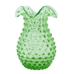 Váza 18cm – Hobnail – Ananas – světle zelená