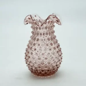 Váza 18cm – Hobnail – Ananas – fialka ametyst