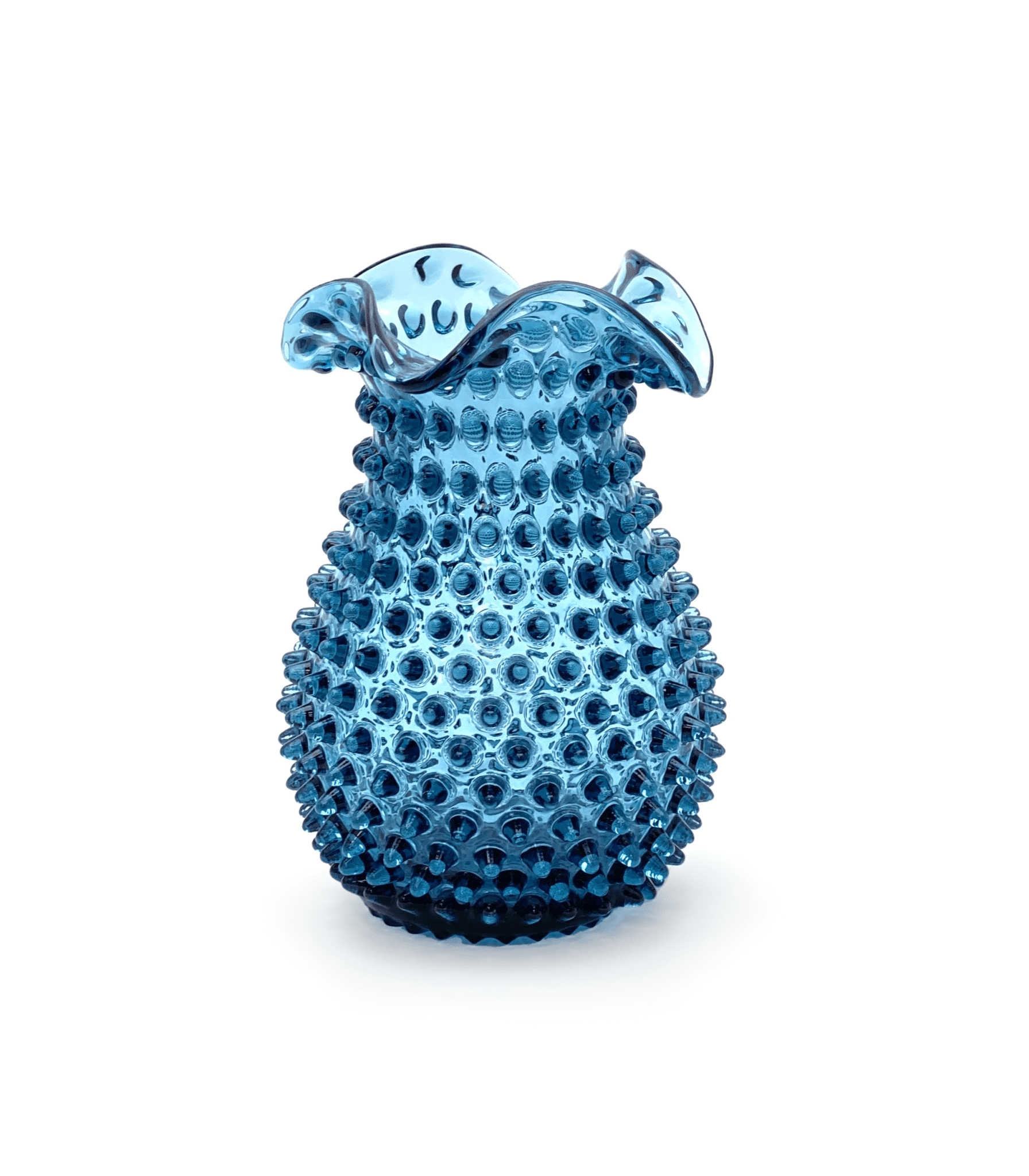 Váza ananas modrý kouř