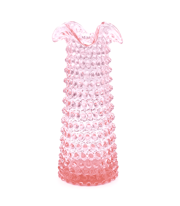 Skleněná Váza Ananas růžová