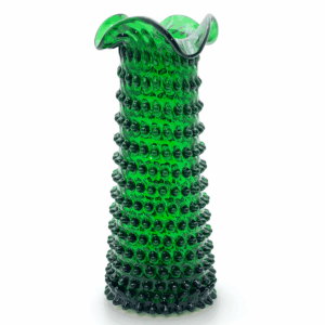 Skleněná Váza Ananas tmavá zelená