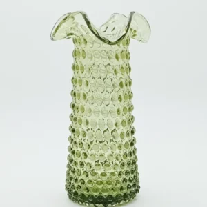 Váza 29cm - Hobnail - Ananas - lesní zelená