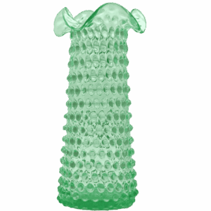 Váza 28cm - Hobnail – Ananas – uranový beryl