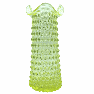 Váza 28cm - Hobnail – Ananas – uranová žluť