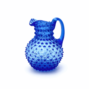 Skleněný Džbán ananas modrý