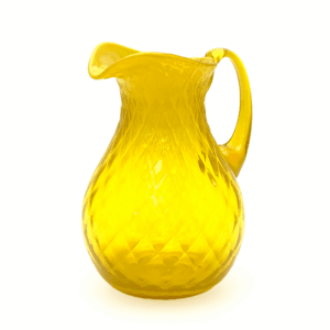 Džbán káro žlutý