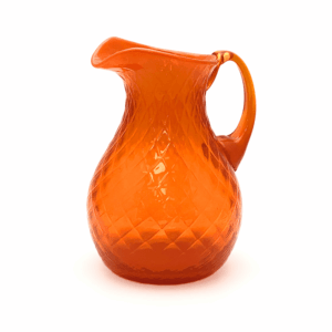 Džbán káro oranžová